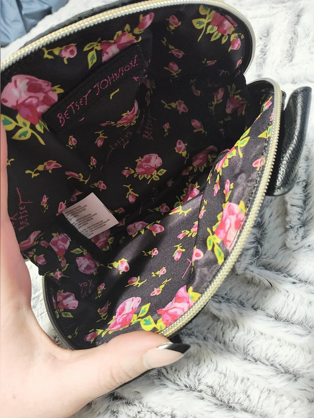 Black Quilted PUP bag!